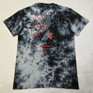 Primitive Naruto Itachi Uchiha Tie Dye Shirt Kids Large Black Grey‎ Anime Tee